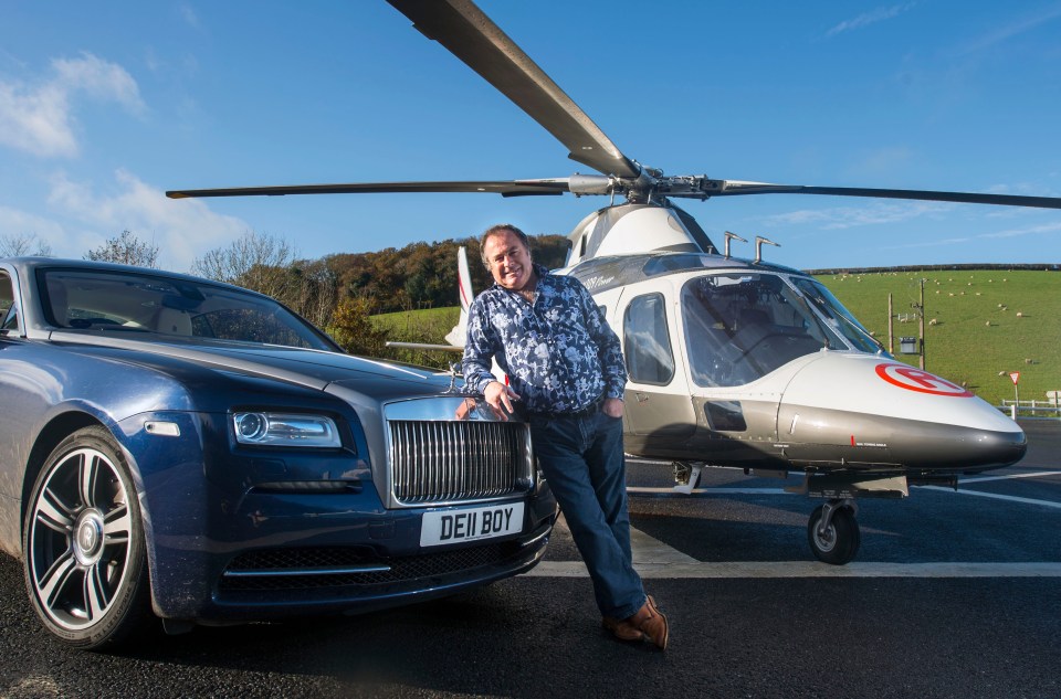 Using his own helicopter, Chris Dawson was said to visit ten of his stores every day to keep an eye on his business