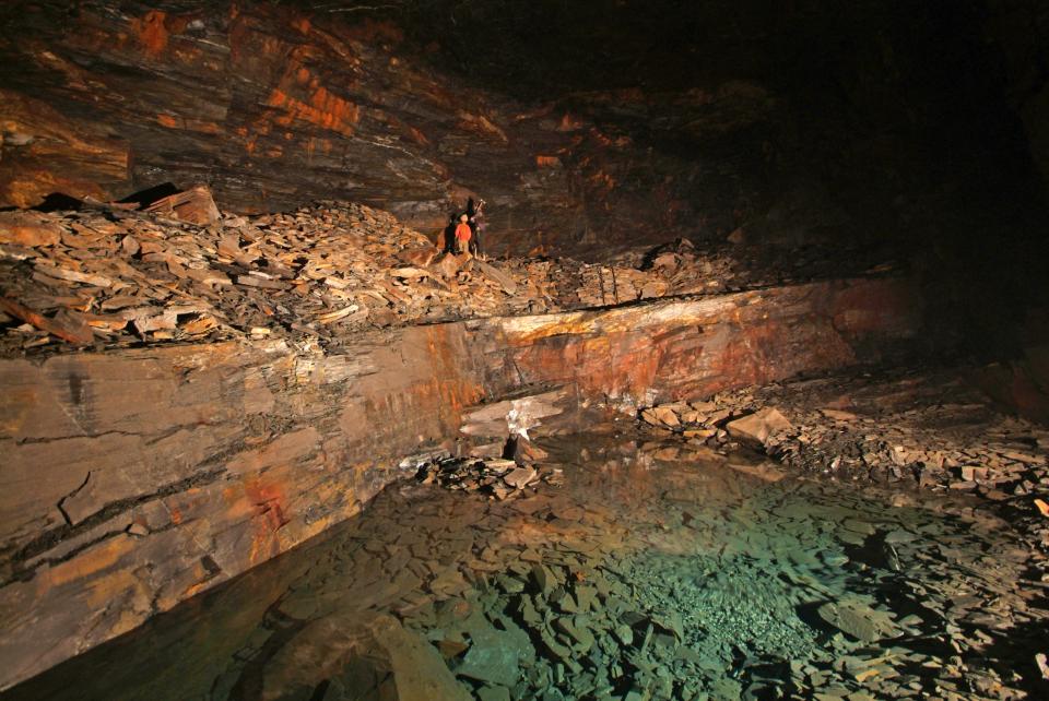 The caves were originally created by a group of local miners over 300 years ago