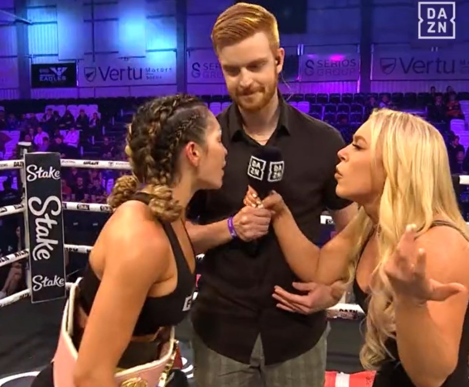 AJ Bunker suggested Elle Brooke needs to take a steroid test before she fights her