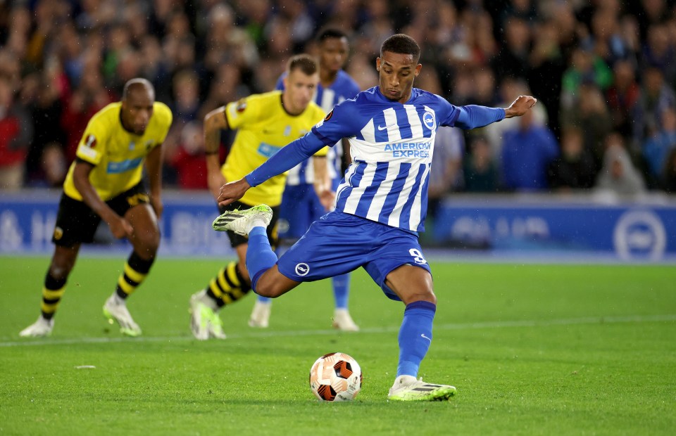 Joao Pedro levelled from the penalty spot