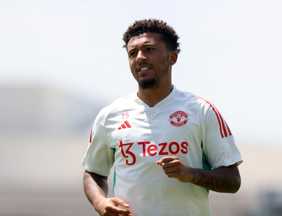 Jadon Sancho has been exiled by boss Erik ten Hag