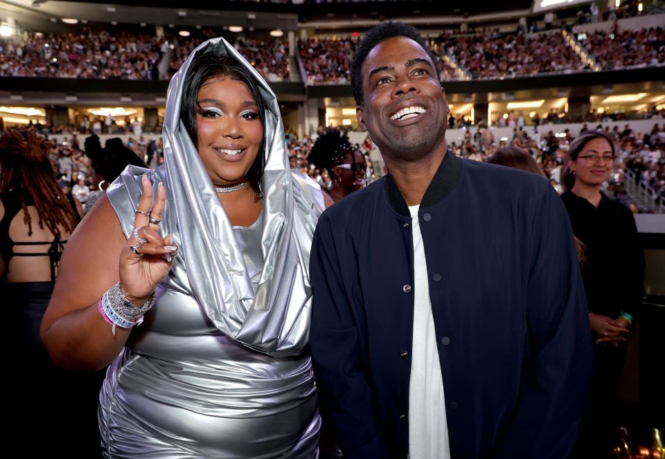 Lizzo and Chris Rock wowed at the celebrity party