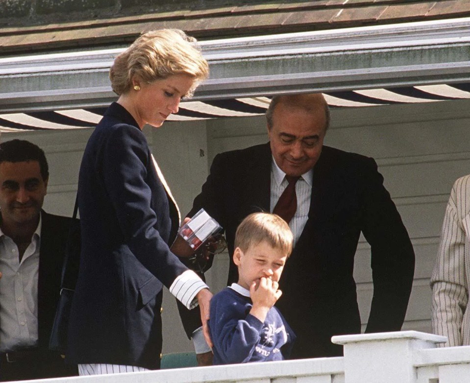 Princess Diana and her sons spent time on Al-Fayed's yacht as she grew close to son Dodi