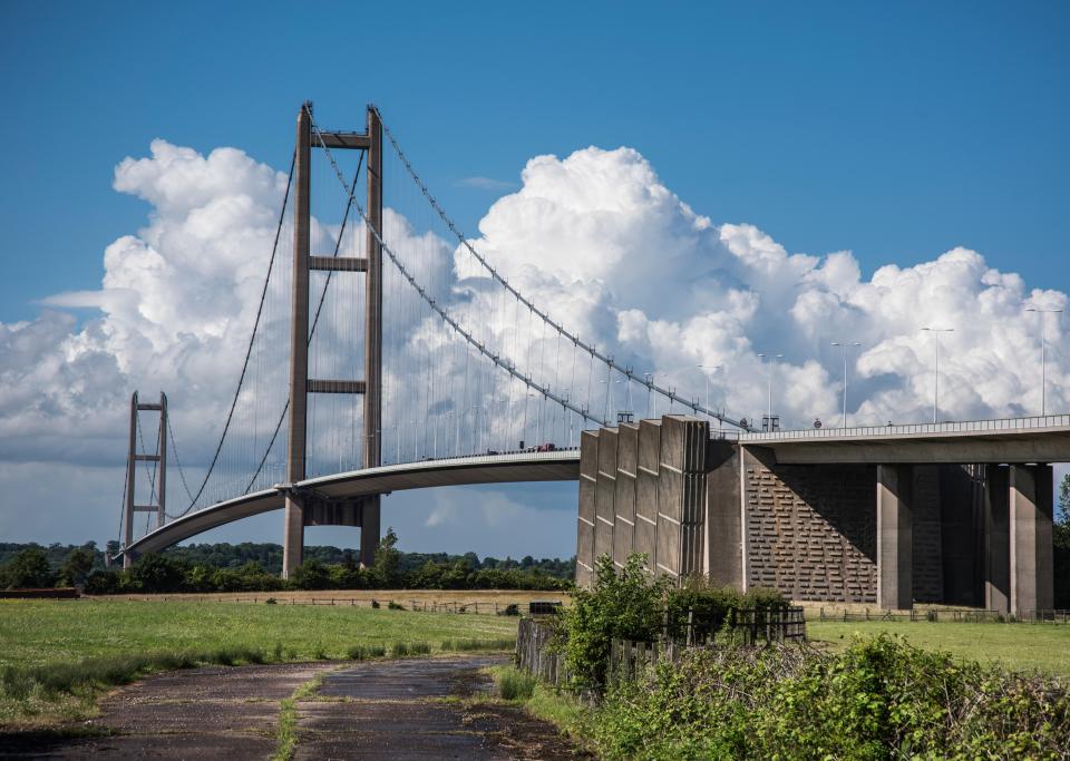 The Humber bridge is one of the longest suspension bridges in the world