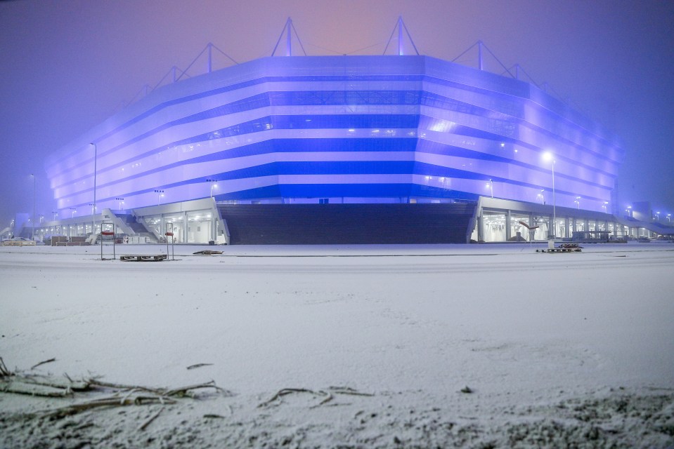 The Rostec Arena started to see construction problems just a year after the World Cup when it appeared to start sinking into the wetland grounds it was built on