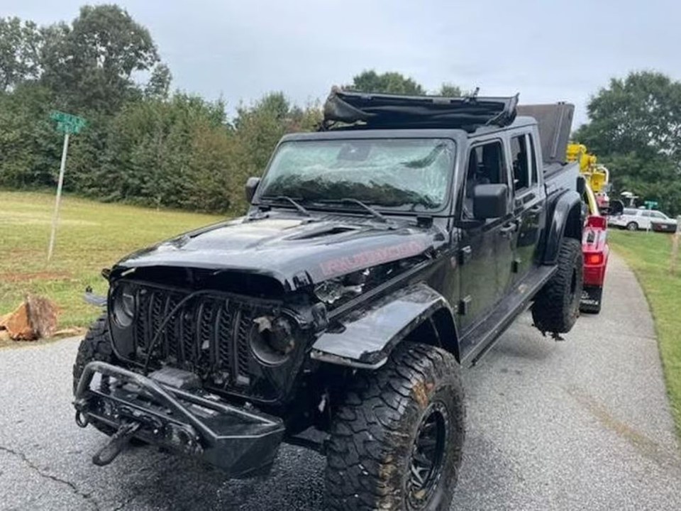 Philip was on his way home from his eldest daughter’s birthday party when his car lurched off the edge, crashing 20 feet below