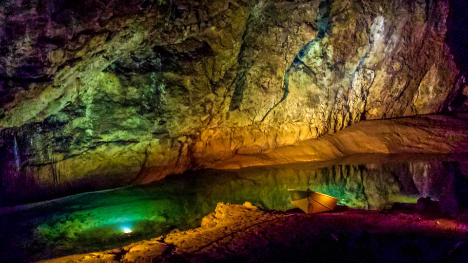 Britain's famous Wookey Hole caves are just a stone's throw from the city