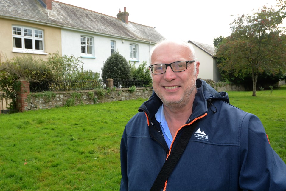 Tony Carter-Burns says he knows families who can't afford to stay in Braunton