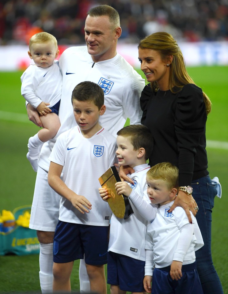 Rooney has admitted he misses his wife Coleen and his children when in America