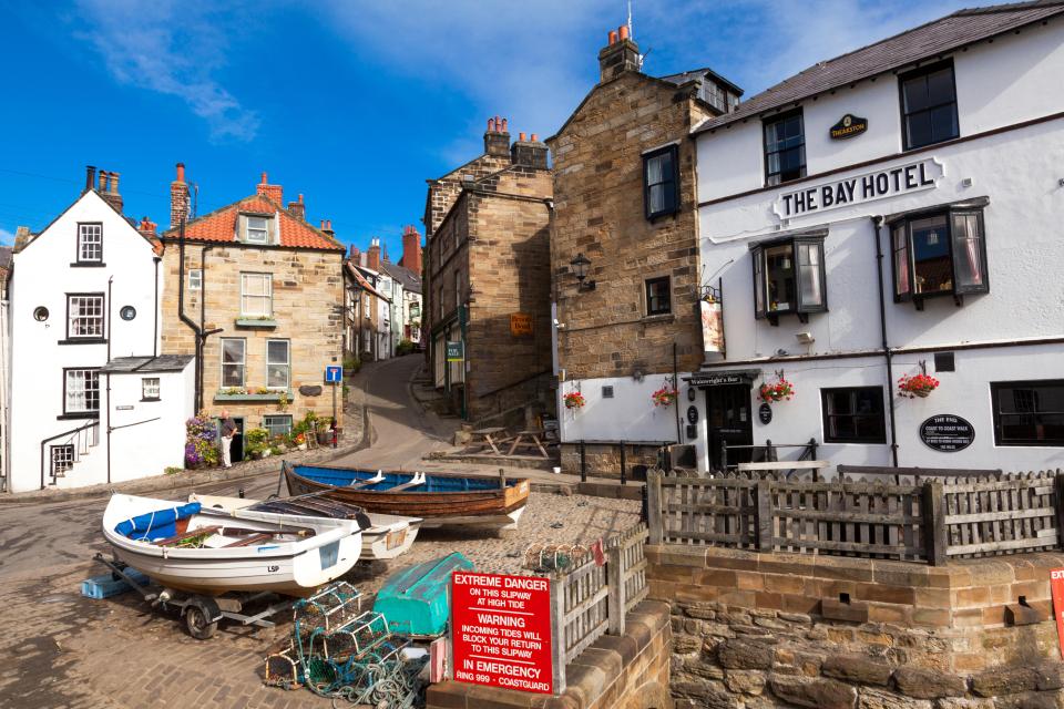 Average property prices in the North Yorkshire resort are almost £500,000