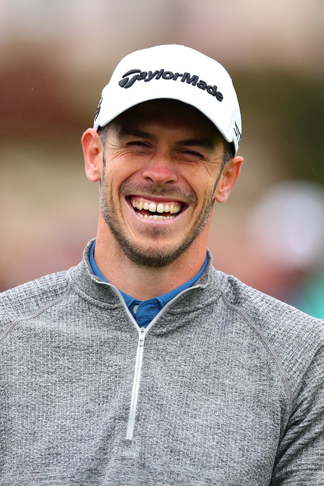 Gareth Bale was all smiles at Wentworth