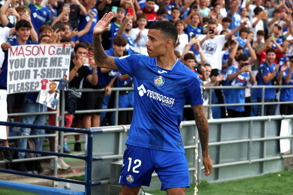 The striker has been given a fresh start by Getafe