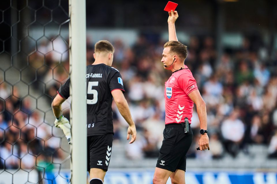 Peacock-Farrell was then sent off