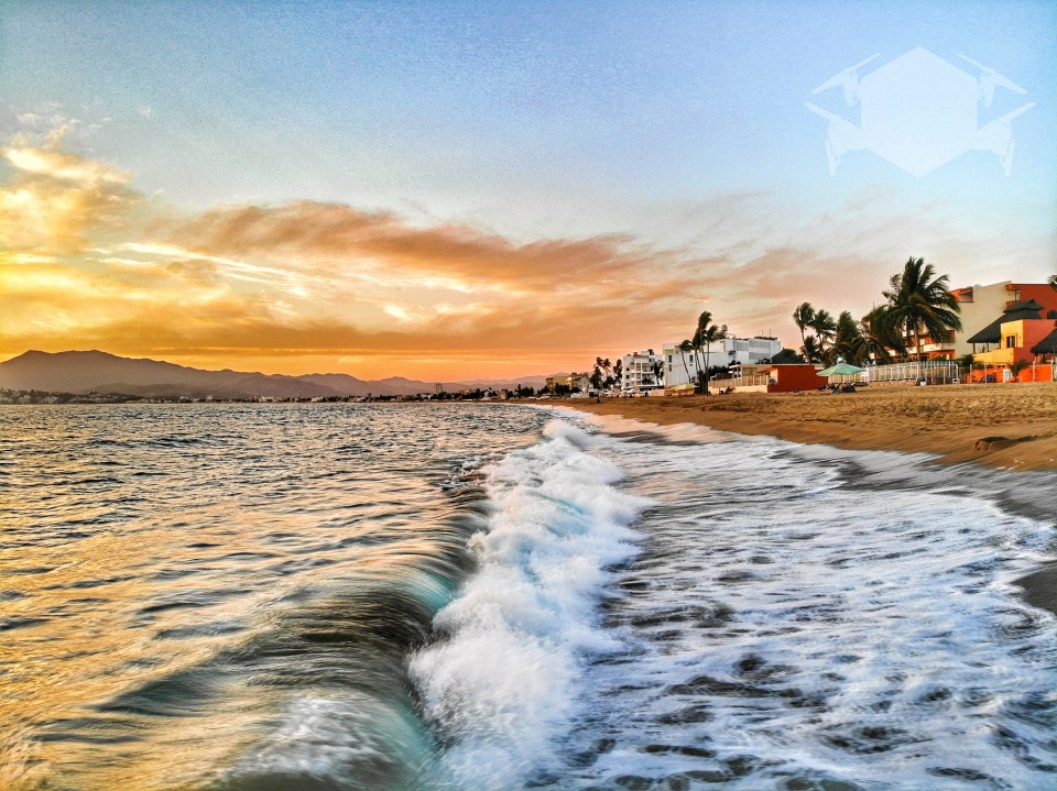 Stunning beaches line the coastline near Colima - now the most dangerous city in the world