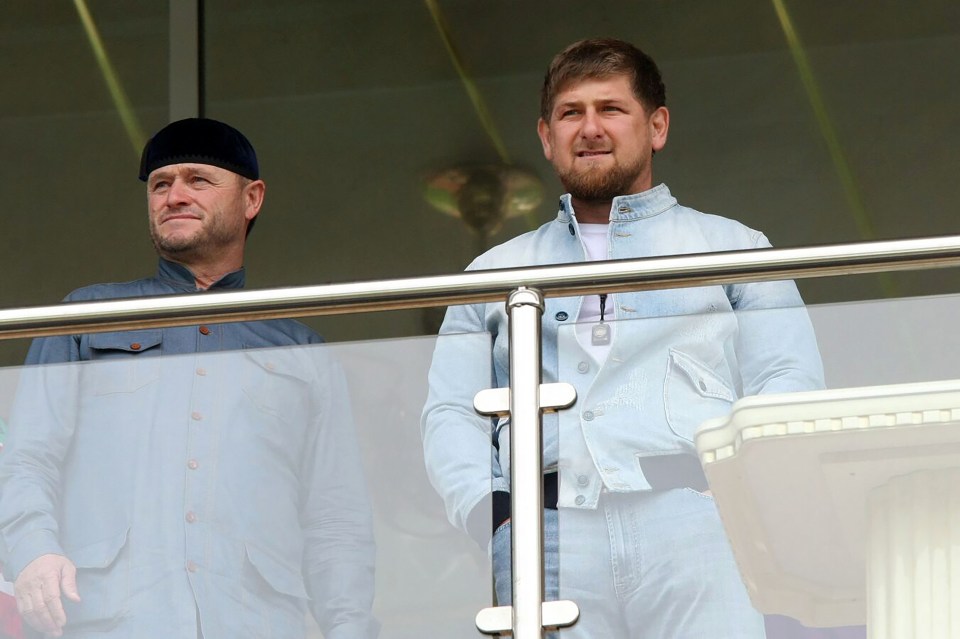 Kadyrov previously pictured with his uncle