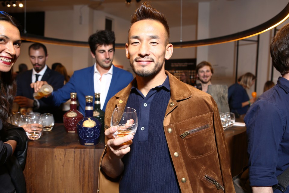 Hidetoshi Nakata quit football to pursue a career in Japanese rice wine making