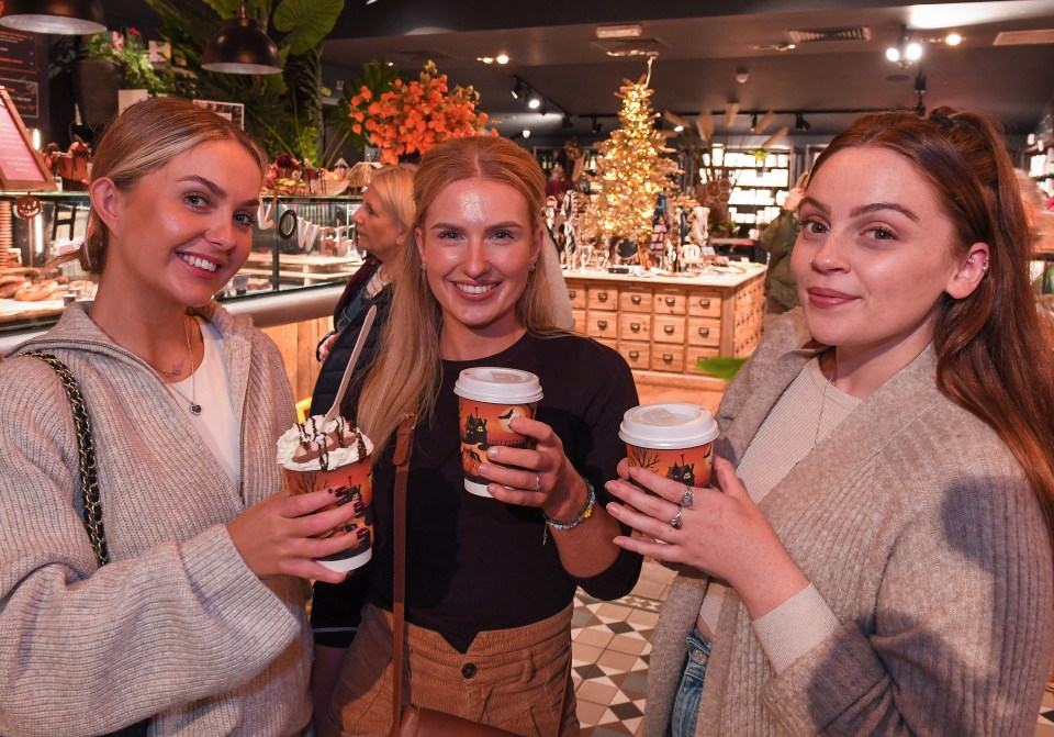 Jess McGowan (left) said the farm shop will get 'busier and busier'