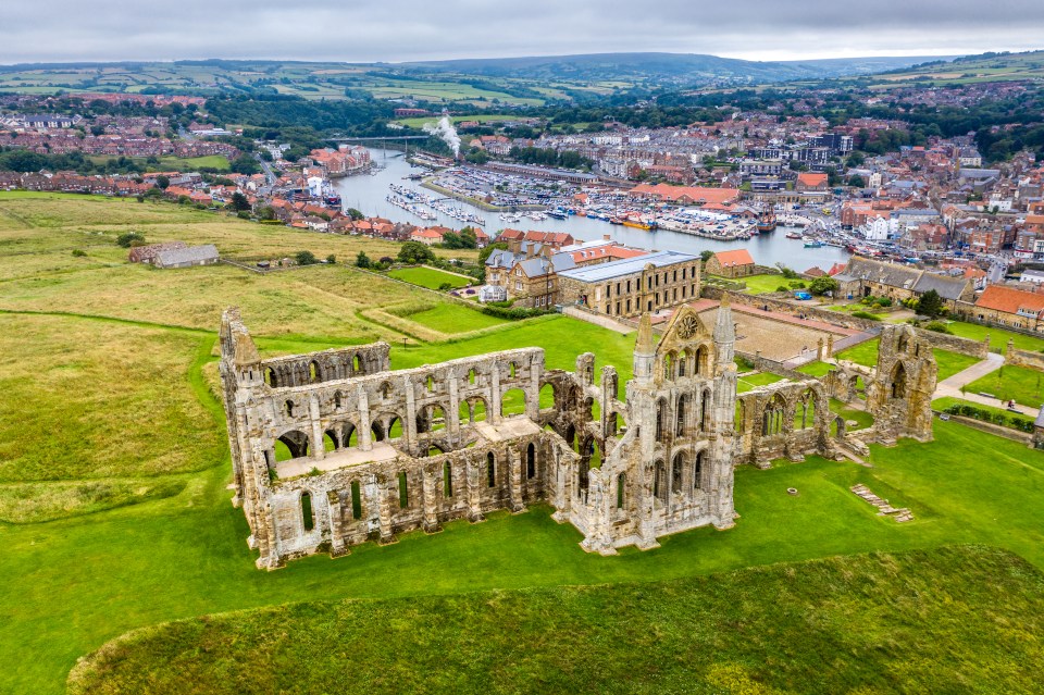 The ruins of Whitby Abbey are said to have inspired Bram Stoker