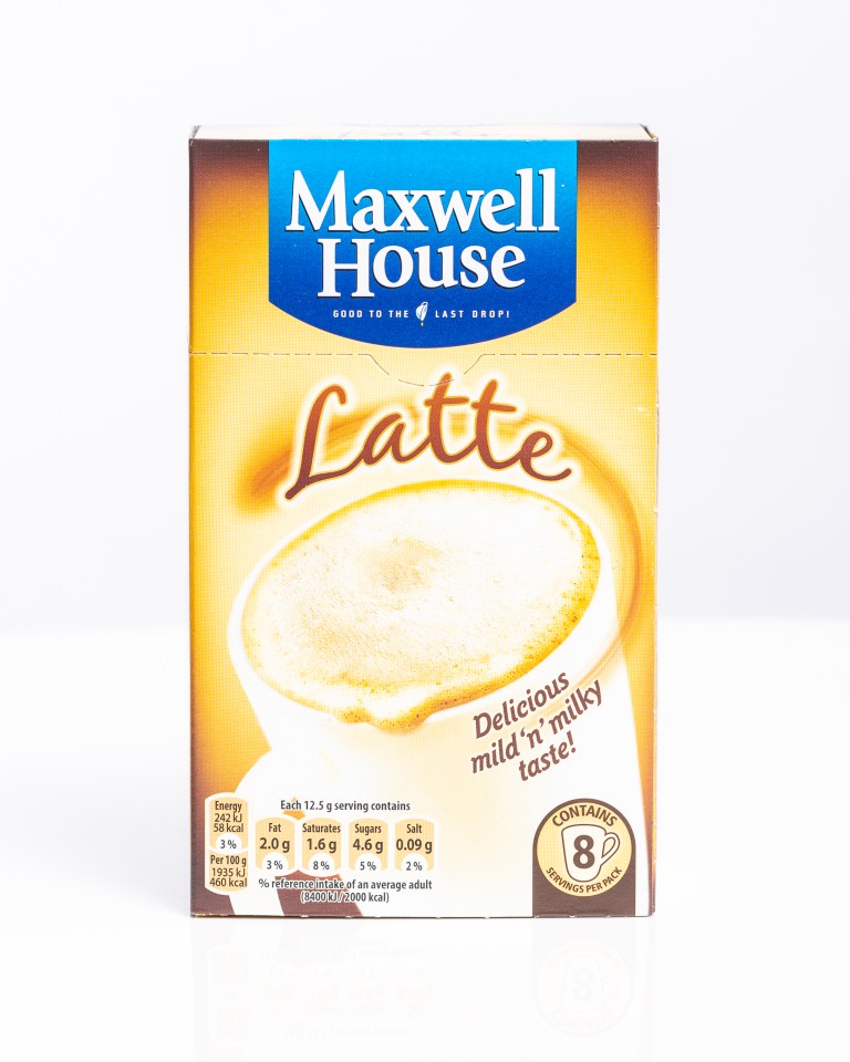 The Maxwell House Lattes were milky and rich