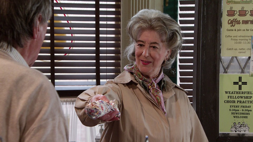 Maureen Lipman plays the no-nonsense Evelyn Plummer on the cobbles