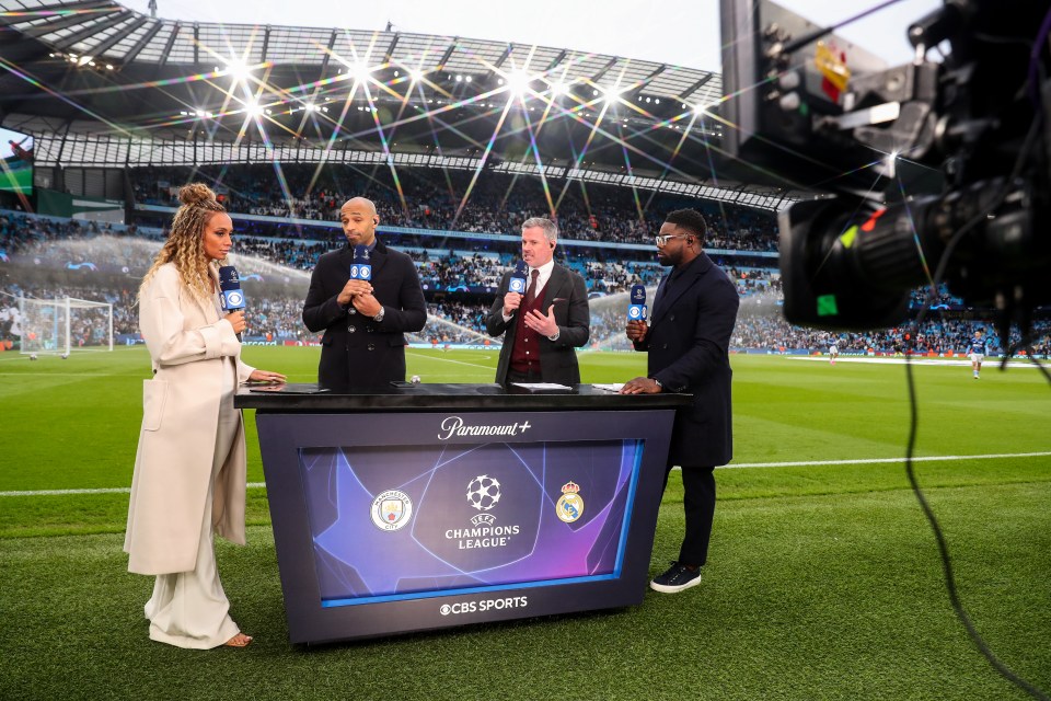 (L-R) Abdo, Henry, Carragher and Richards have become a formidable broadcast team