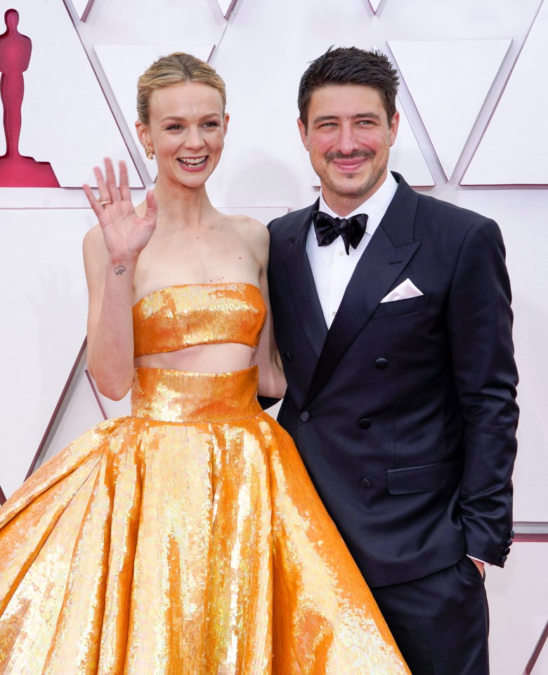 Carey Mulligan with her husband Marcus Mumford