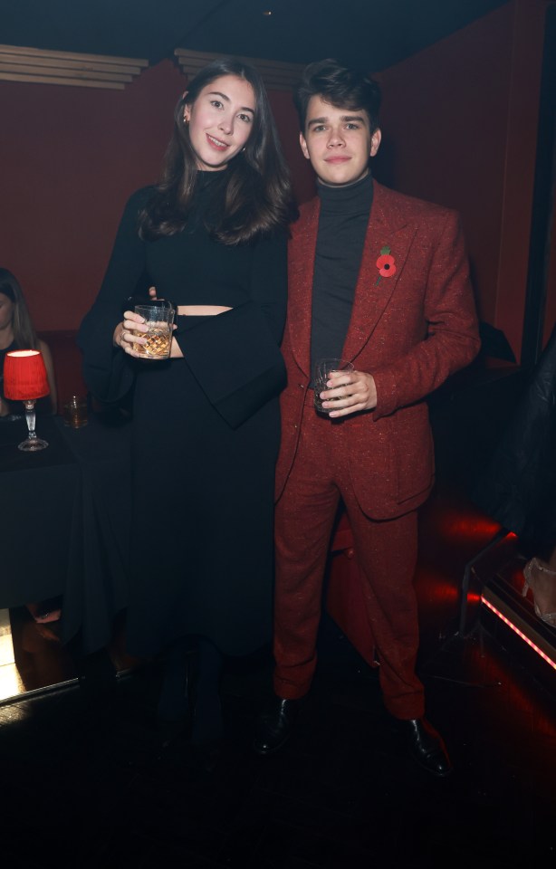 Samuel Chatto pictured at the Tatler Little Black Book Party with Michael Kors at The Windmill Soho on November 03, 2022