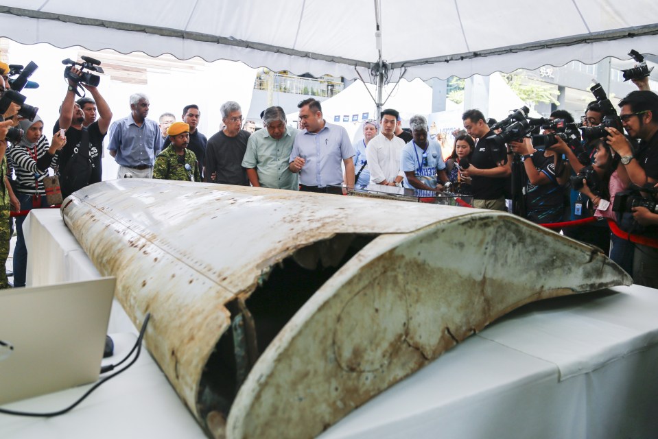 Debris from the missing flight MH370