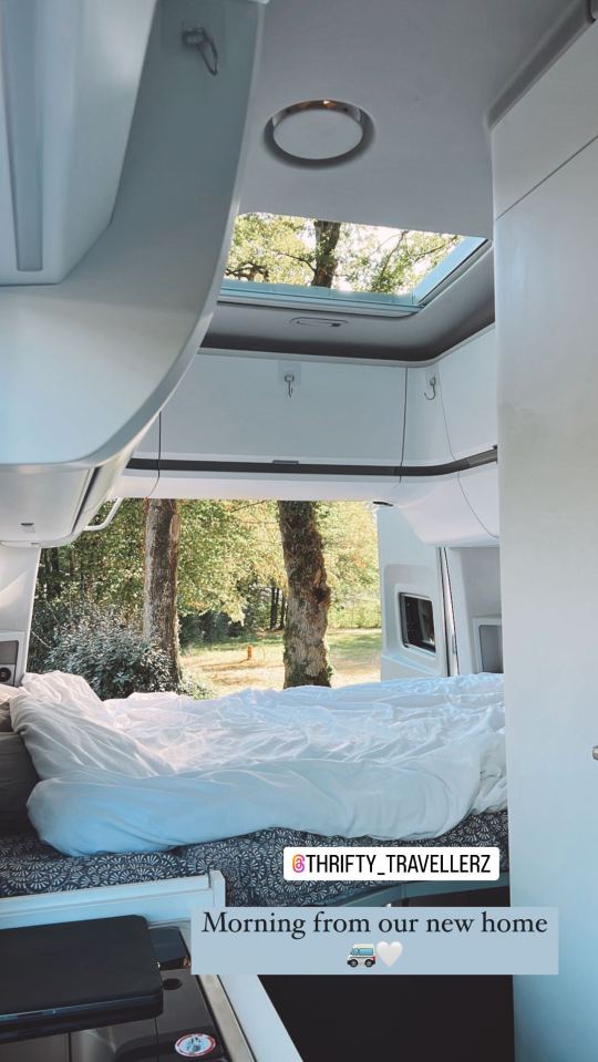 Inside Lucie and Luke's impressive motor home...