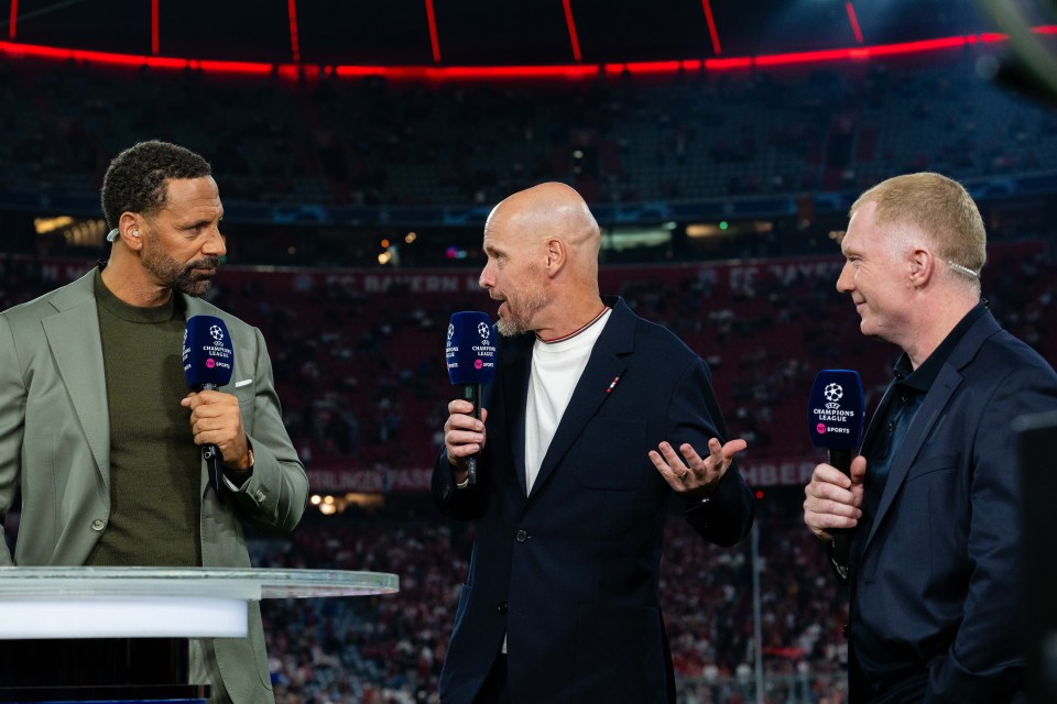 Paul Scholes was part of TNT Sports’ coverage last night