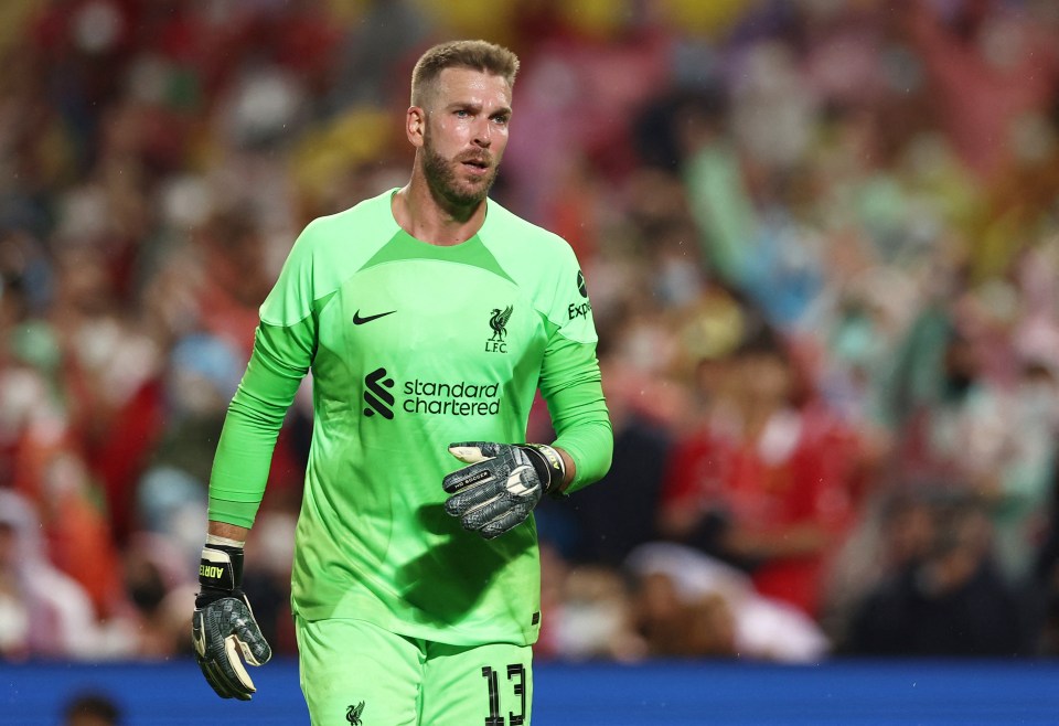 Adrian has been dropped from Liverpool's Europa League squad