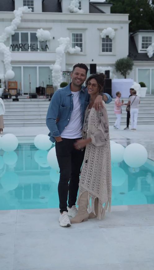 Michelle Keegan and Mark Wright celebrated the completion of their Essex mansion