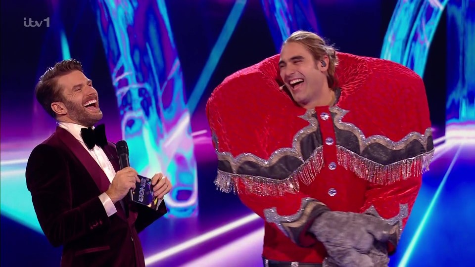 Masked Singer host Joel Dommett unveiled Busted's Charlie Simpson as the winner of the last series