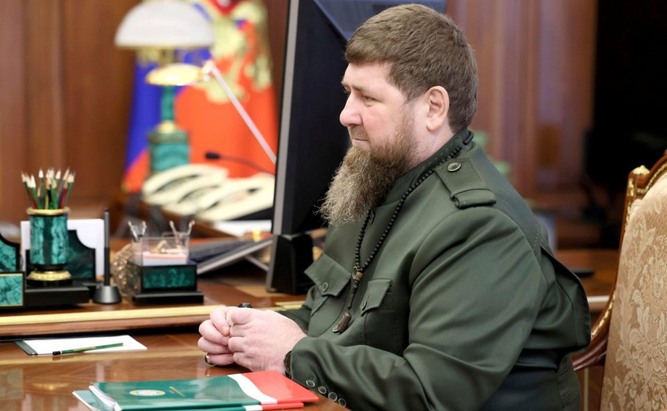 Kadyrov looked sickly in the meeting