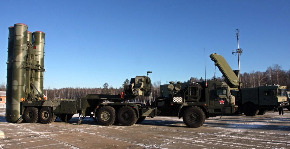 The attack is said to have destroyed Putin's £1 billion air defence system  S-400 Triumf