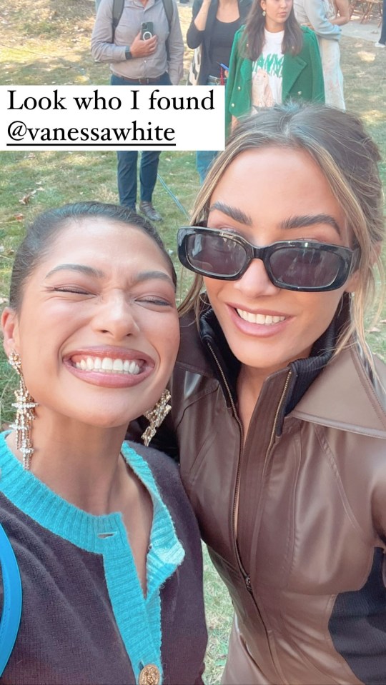 Noughties pop band Vanessa White with Frankie Bridge