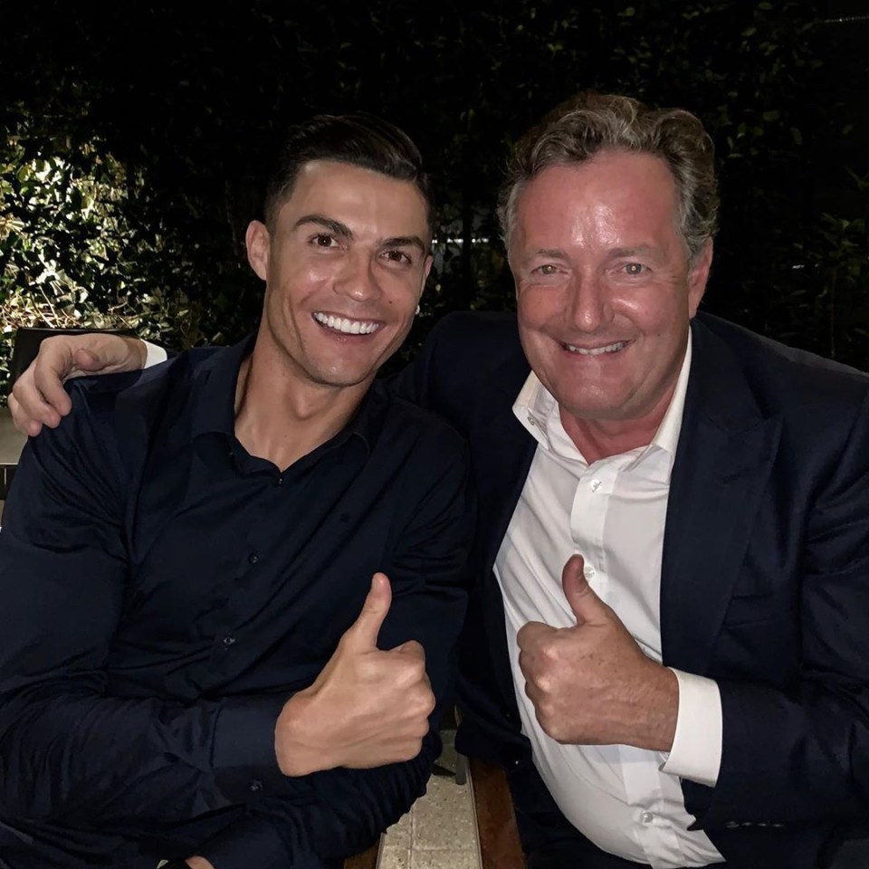 Piers Morgan posted two Cristiano Ronaldo-related jibe posts aimed at Ten Hag