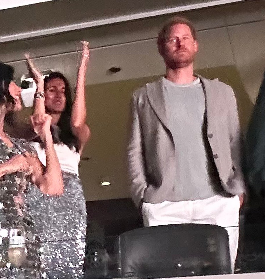 The Duke of Sussex looked like he’d rather be anywhere else alongside his wife at a Beyonce gig