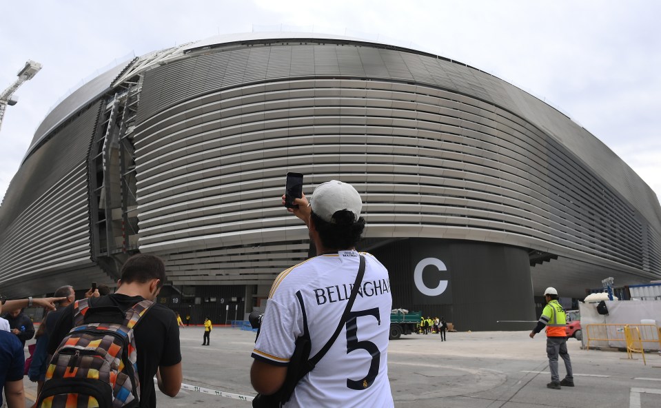 The Bernabeu opened its doors to fans on Saturday