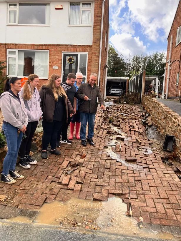 Residents have described the carnage created by a ‘Niagara Falls’ flash flood in Nottinghamshire