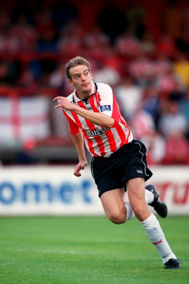 Richard Leadbeater played up front for Wolves, Hereford and Stevenage