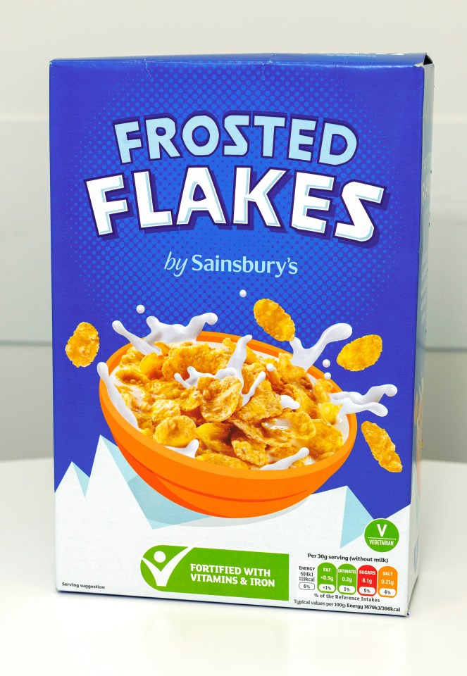 Sainsbury's frosted flakes came out winners of the taste test