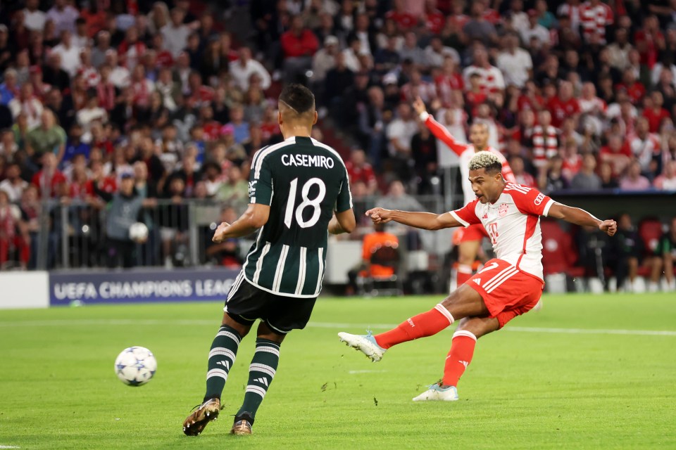 Serge Gnabry doubled Bayern's lead just minutes later