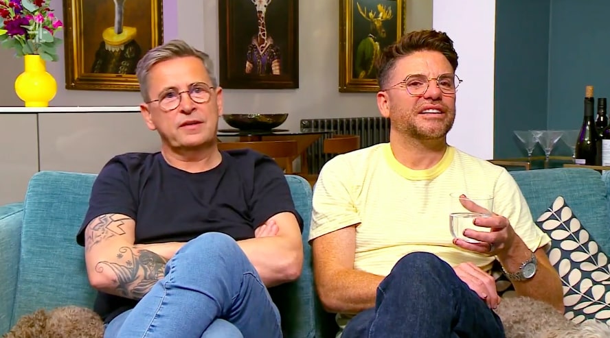 Stephen and husband Daniel Lustig have quit Gogglebox