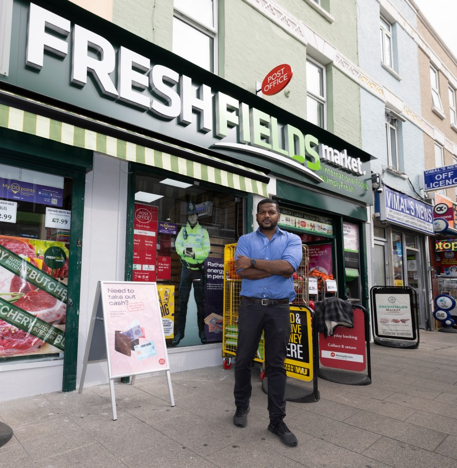 Shop owner Ben Selvaratnam says he has been threatened with knives and glass bottles