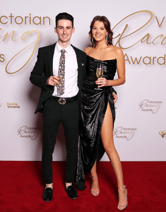 Teo Nugent and his partner Claira Chermside