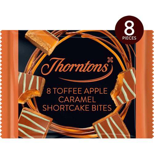 Grab these Thorntons toffee apple caramel shortcake bites for £1.25 at Asda