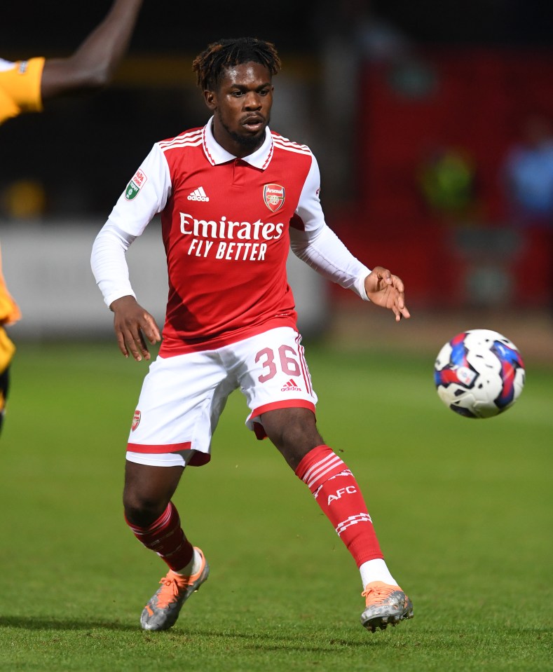 Tim Akinola was a regular for Arsenal’s Under-21s