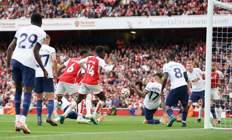 This was the handball that left Jenas absolutely fuming