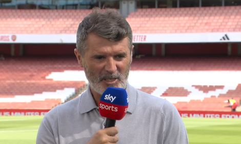 Keane did not reference the incident as he spoke post-match for Sky